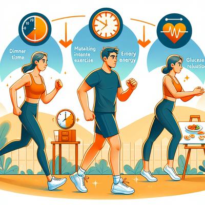 저녁 후 운동으로 살 빼는 법과 혈당 조절의 비밀